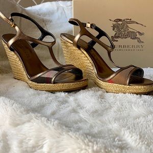 Burberry- Bridle house check leeham espadrilles